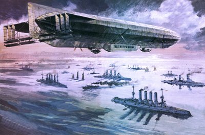 El Viktoria Luise fue el primer dirigible comercial alemán. de Graham Coton