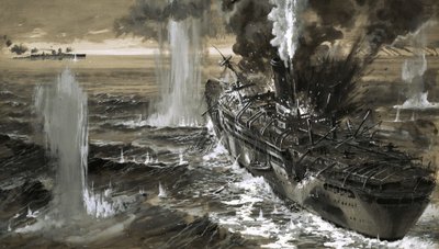 El crucero mercante Jervis Bay luchó hasta la muerte cuando un convoy británico fue emboscado de Graham Coton