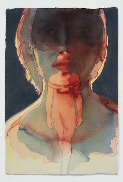 Emergence, 2015 (acuarela sobre Arches) de Graham Dean