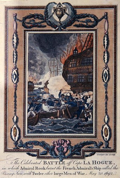 La célebre batalla del cabo La Hogue, 20 de mayo de 1692 de Grainger