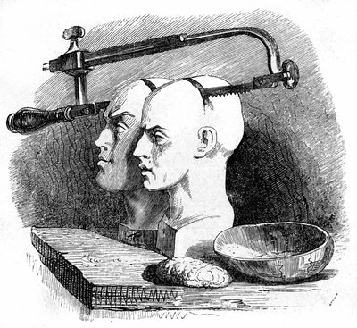 Ilustración de "Los viajes de Gulliver" de Jonathan Swift de Grandville (1803 47)