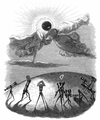 Ilustración para la novela "Un Autre Monde" de Henri Fournier de Grandville (1803 47)