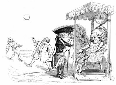 Ilustración para la novela "Un Autre Monde" de Henri Fournier de Grandville (1803 47)