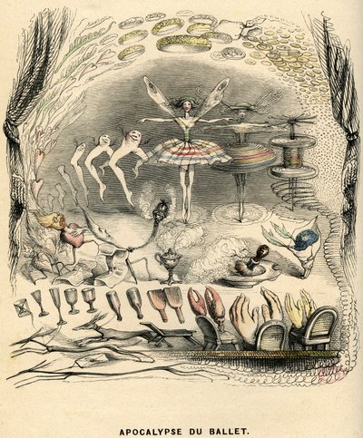 Ilustración para la novela "Un Autre Monde" de Henri Fournier de Grandville (1803 47)