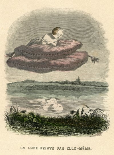 Ilustración para la novela "Un Autre Monde" de Henri Fournier de Grandville (1803 47)