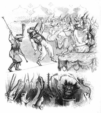 Ilustración para la novela "Un Autre Monde" de Henri Fournier de Grandville (1803 47)