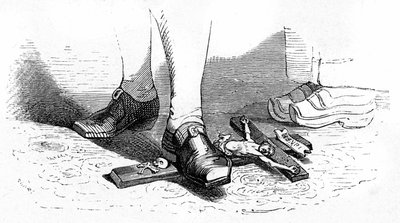Ilustración de "Los viajes de Gulliver" de Jonathan Swift de Grandville (1803 47)