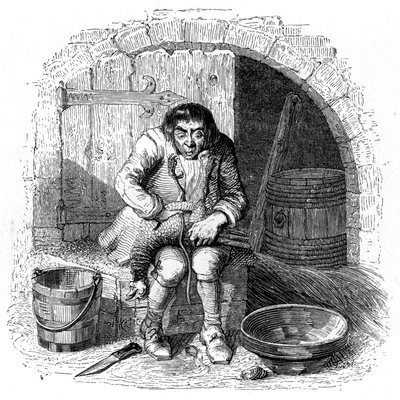 La gallina de los huevos de oro: Fábula de La Fontaine ilustrada por Grandville. de Grandville (1803 47)