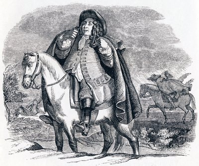 Febo y Bóreas - Fábulas de La Fontaine de Grandville