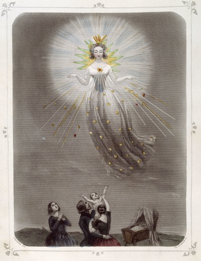 Estrellas: Mujer representando "The Good Star" - por Grandville de Grandville