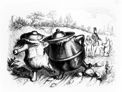 Las dos ollas, ilustración para 