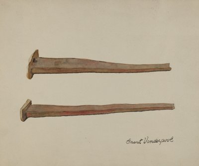 Clavos forjados a mano de Grant Vanderpool