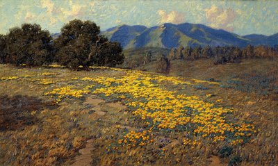 Amapolas de California de Granville Redmond