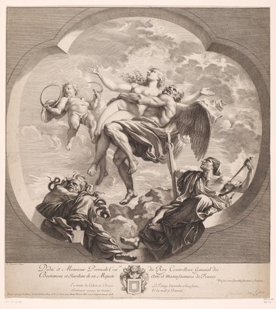 Personificación del Tiempo Revelando la Verdad de Gérard Audran