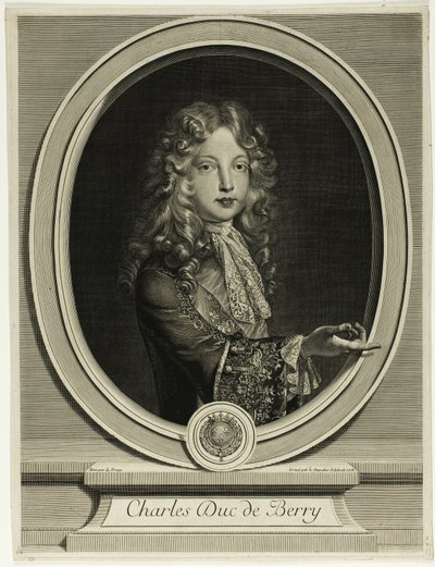 Carlos Duque de Berry de Gérard Edelinck