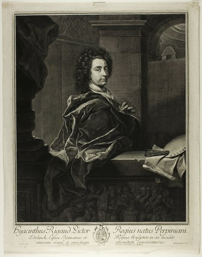 Hyacinthe Rigaud de Gérard Edelinck