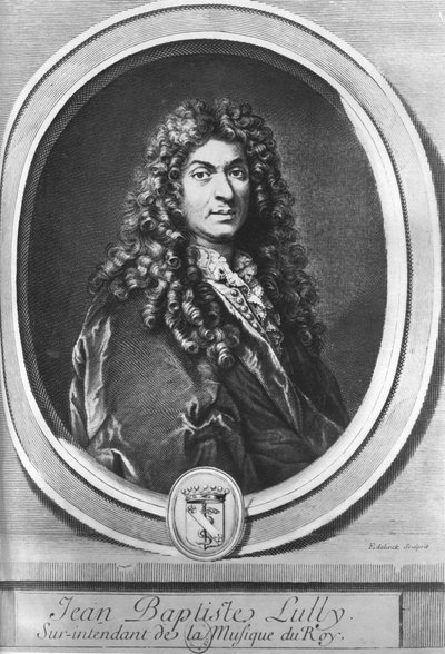 Jean-Baptiste Lully, compositor francés nacido en Florencia de Gérard Edelinck
