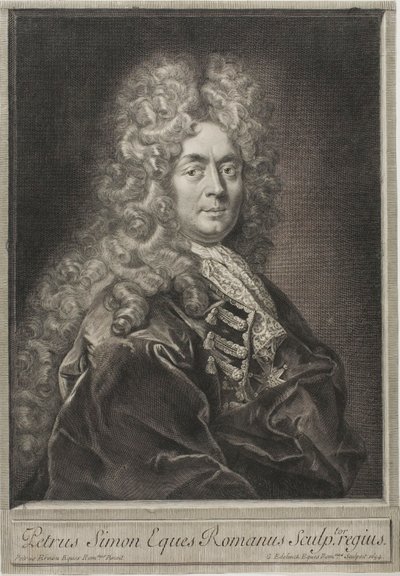 Pierre Simon, grabador de Gérard Edelinck