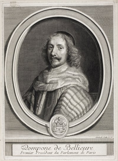Pompone de Bellièvre de Gérard Edelinck
