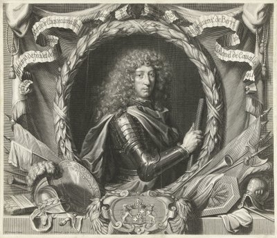 Retrato de Antoine-Armand de Fradet de Saint-Aoust de Gérard Edelinck