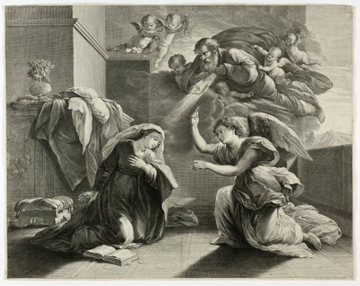 La Anunciación de Gérard Edelinck