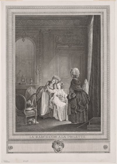 La Marchande à la Toilette (La Marchandera en el tocador) de Gérard Vidal