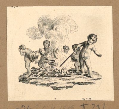 La muerte de dos niños de Gravelot