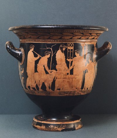 Vaso ático del pintor Kleophon, siglo V a.C. de Greek