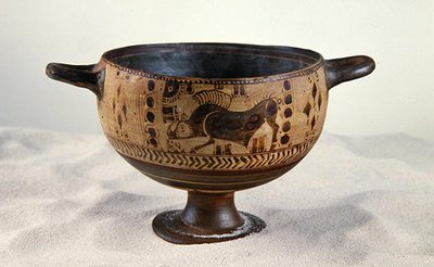 Kotyle de figuras negras, c.600-500 a.C. de Greek
