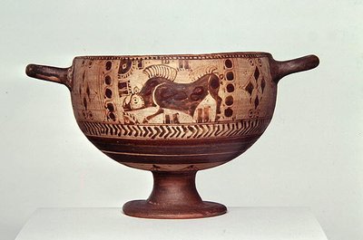 Kotyle de figuras negras, c.600-500 a.C. de Greek