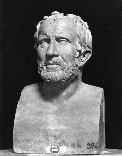 Busto de Zenón de Citio (c.335-c.264 a.C.) de Greek