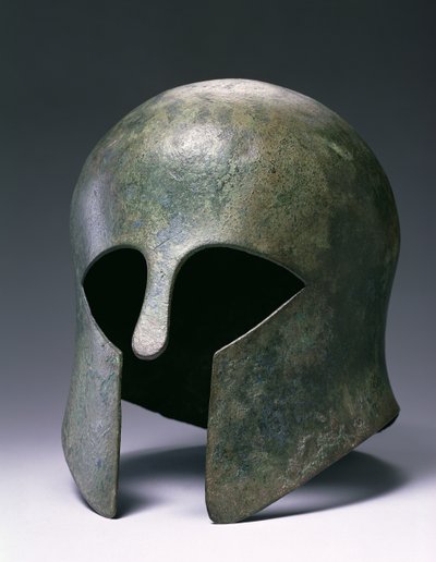 Casco corintio de Greek