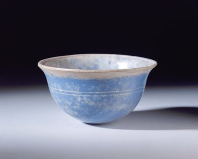 Cuenco helenístico azul, siglo II a.C. (vidrio) de Greek