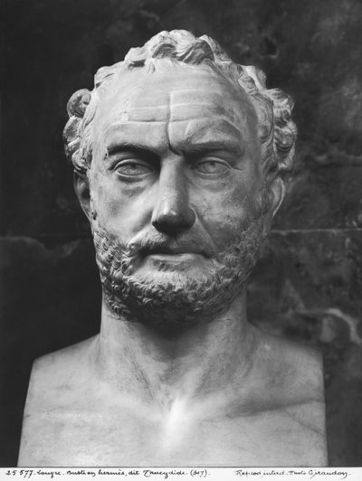 Herm de un hombre, dicho ser Tucídides de Greek
