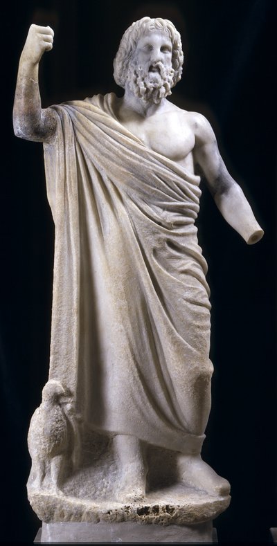Estatuilla de Zeus, posiblemente de Asia Menor de Greek
