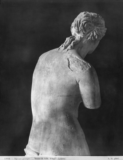 Venus de Milo, vista trasera, período helenístico, c.130-100 a.C. de Greek