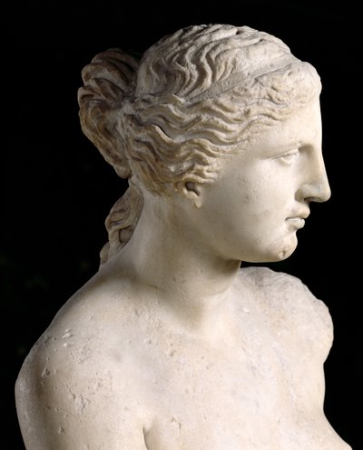 Venus de Milo (detalle de la cabeza) de Greek