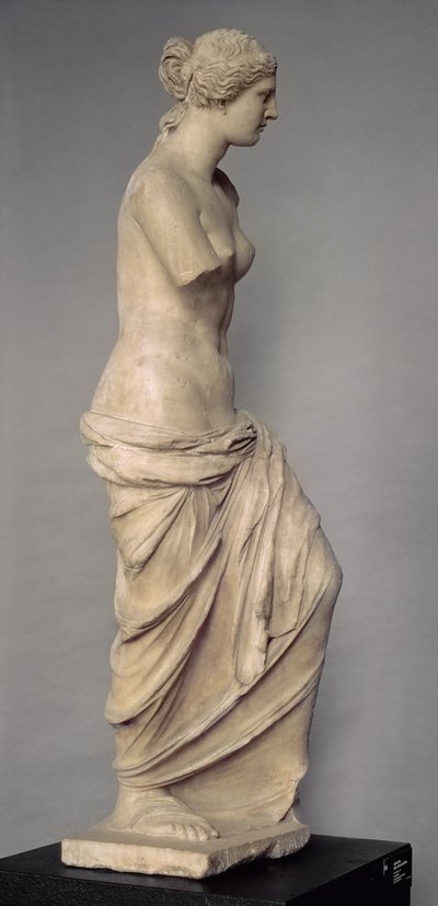 Venus de Milo, vista lateral, período helenístico griego, c.100-130 a.C. de Greek