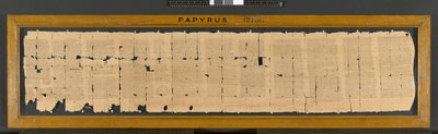 Hechizo de Ibis del papiro 121, siglo III de Greek School
