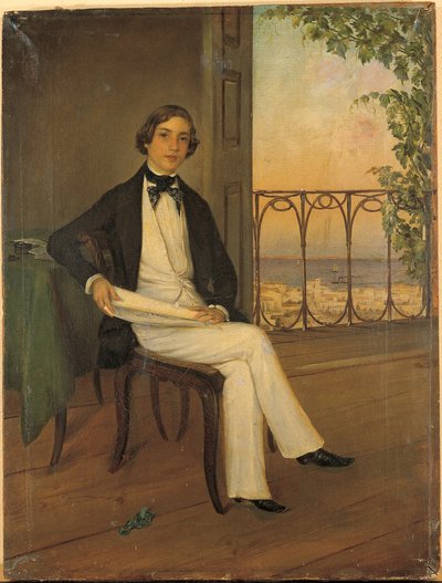 Retrato juvenil del joven Rey Otto de Greek School