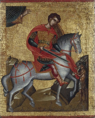 San Martín, c. 1500 de Greek icon.