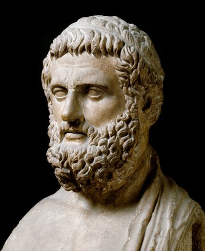 Busto de Solón (escultura de mármol) de Greek or Roman