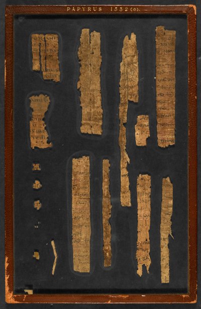 Papiro Inv. nº 1532, "Epístola a los Hebreos" (papiro) de Greek School