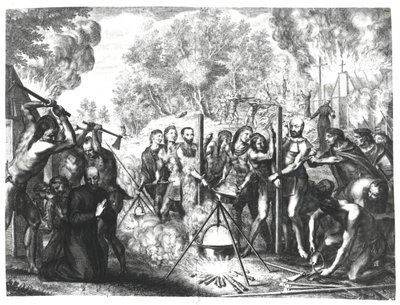 La muerte de algunos padres jesuitas en Nueva Francia, de 