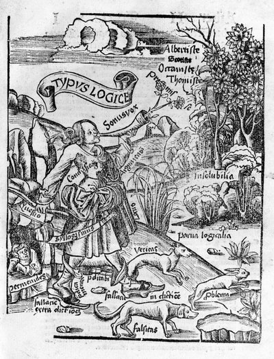Artes Liberales: Lógica - en “Margarita Philosophica” de Gregor Reisch (1467-1525). Bale de Gregor Reisch