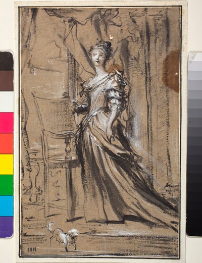 Retrato de una Dama de Gregorio De Ferrari