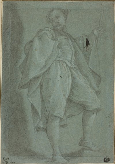 Hombre de Pie con Bastón de Gregorio Pagani
