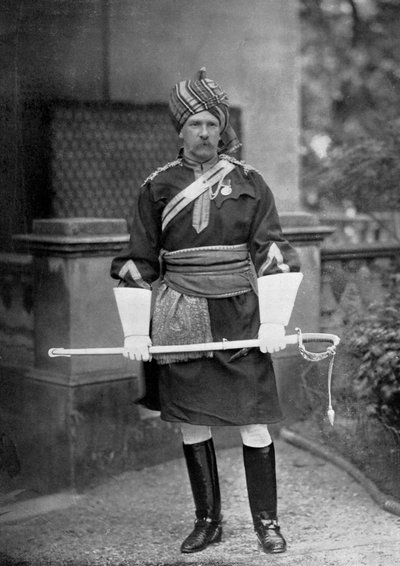 Teniente Coronel GLR Richardson, comandante de los 18º Lanceros de Bengala de Gregory and Co