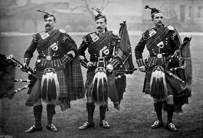 Gaiteros de la 1ª Guardia Escocesa, 1896 de Gregory and Co