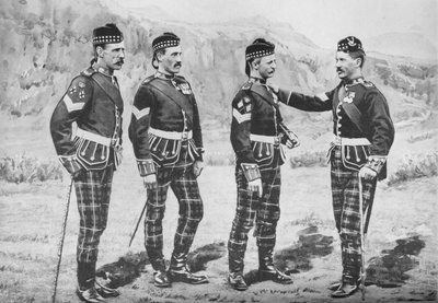 Sargentos, Highlanders de Seaforth, c. 1880 de Gregory and Co